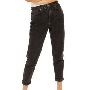 Topshop black mom jeans